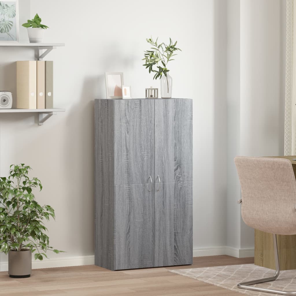 Aktenschrank Weiß 60x32x153 cm Holzwerkstoff