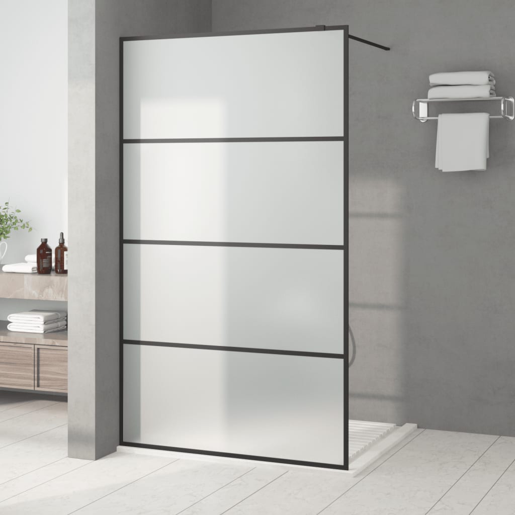 Duschwand für Begehbare Dusche mit Klarem ESG Glas 80x195 cm