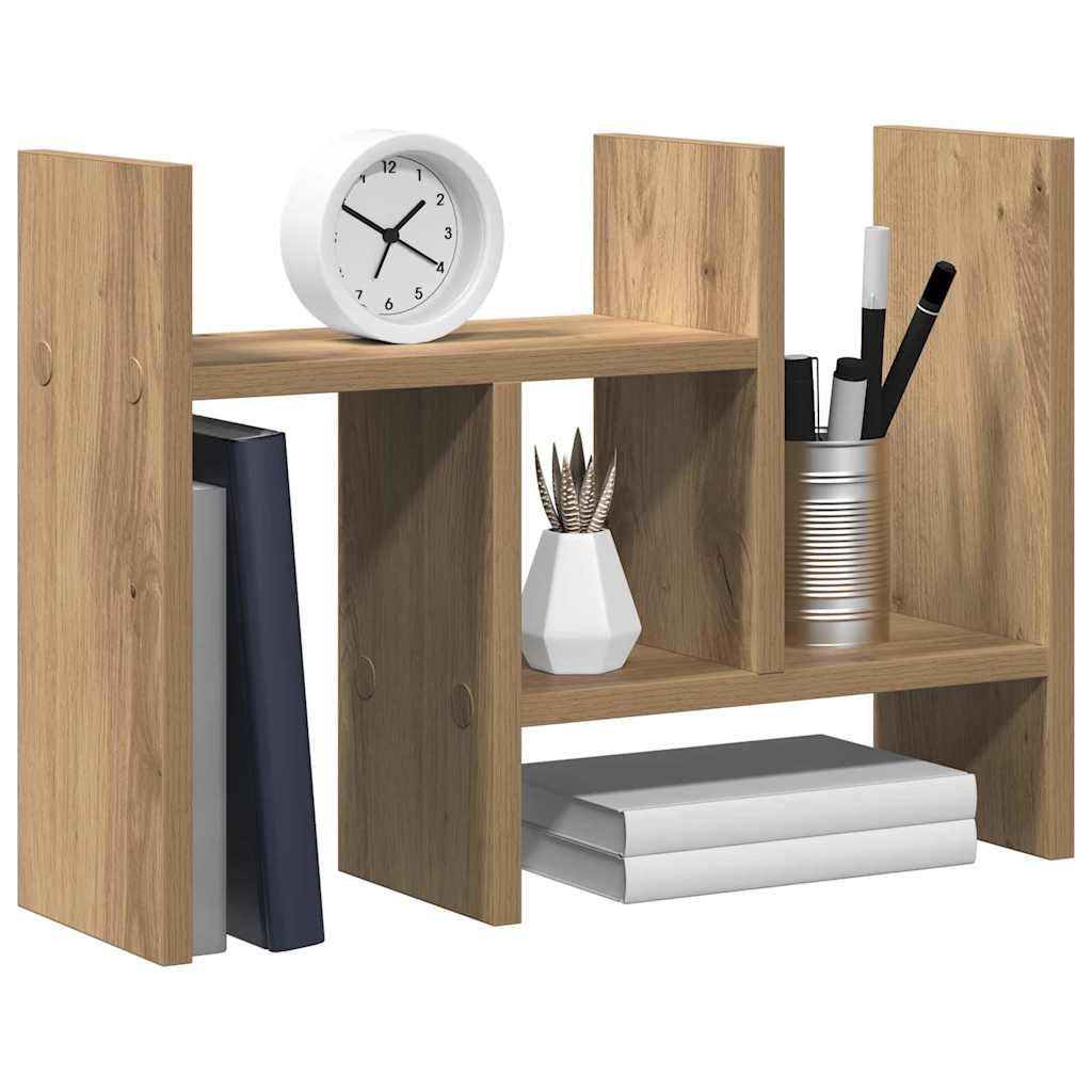 Schreibtisch-Organizer Weiß 34,5x15,5x35,5 cm Holzwerkstoff