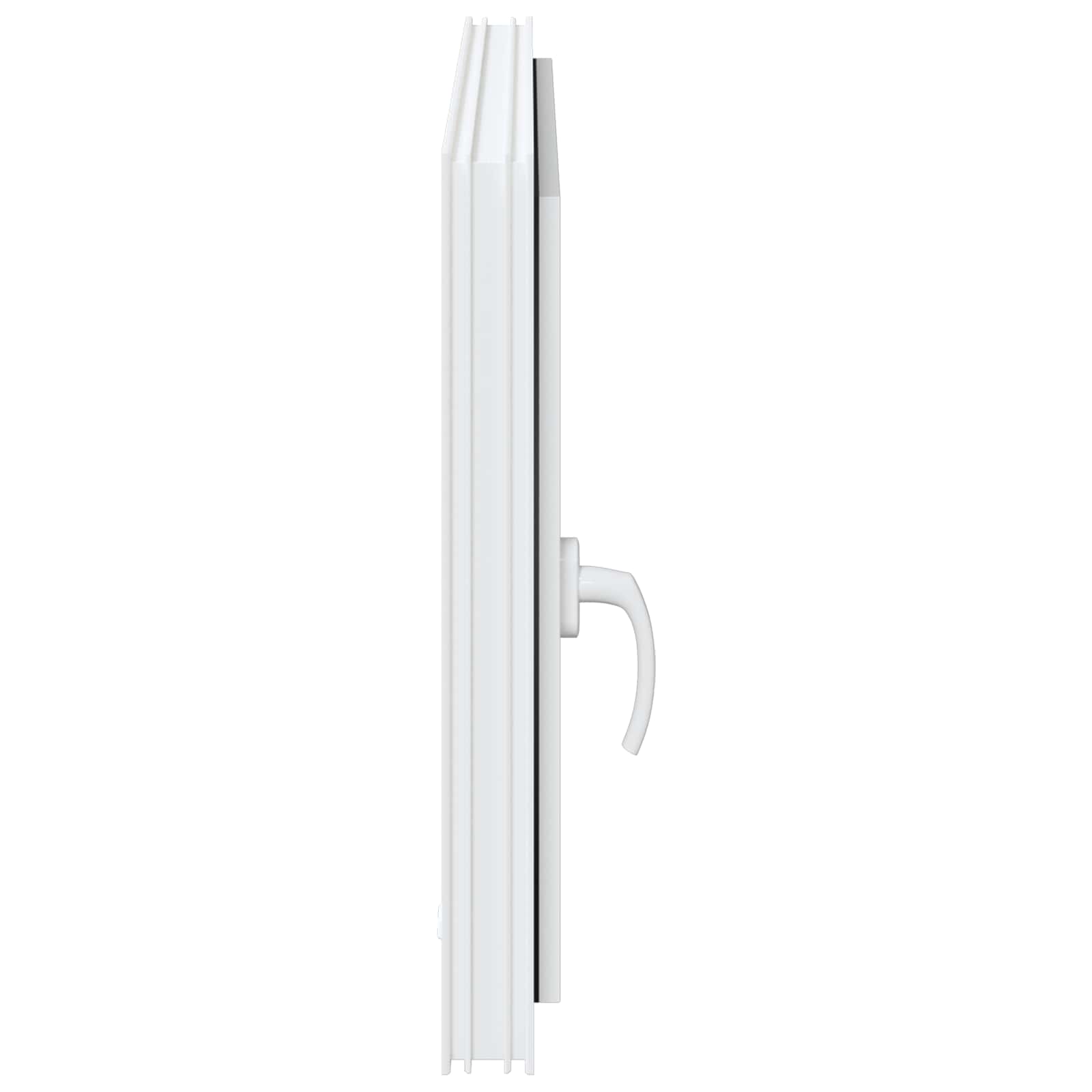 Kellerfenster RISOR 50 x 50 cm PVC und Glas Weiß
