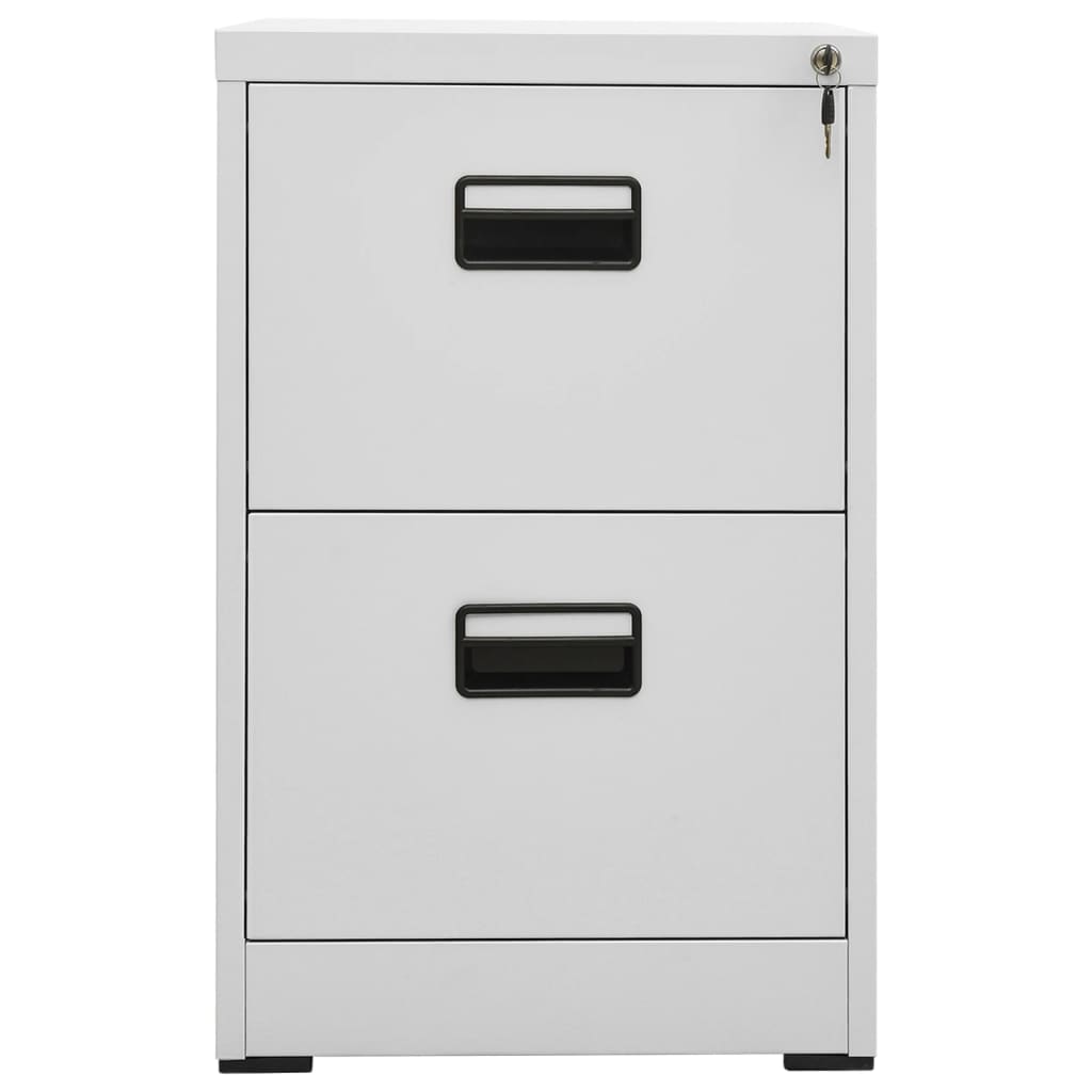 Aktenschrank Weiß 46x62x72,5 cm Stahl