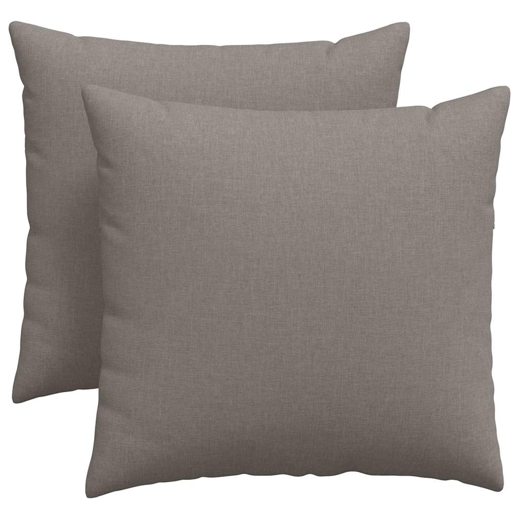 Sofakissen 2 pcs Hellgrau 50 x 30 cm Stoff