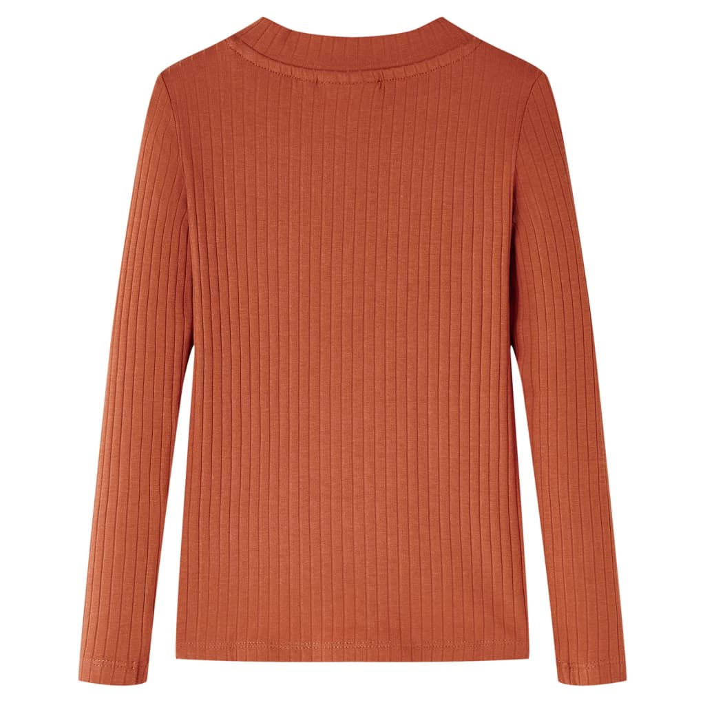 Kinder-Langarmshirt Ocker 104