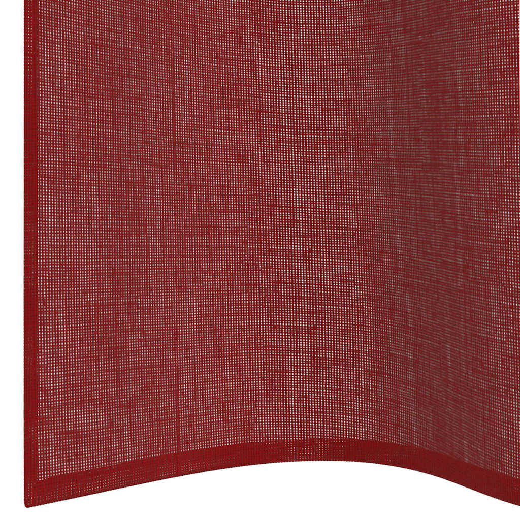 Voile Vorhänge mit Ösen 2 Stk. Apfelgrün 140x140 cm