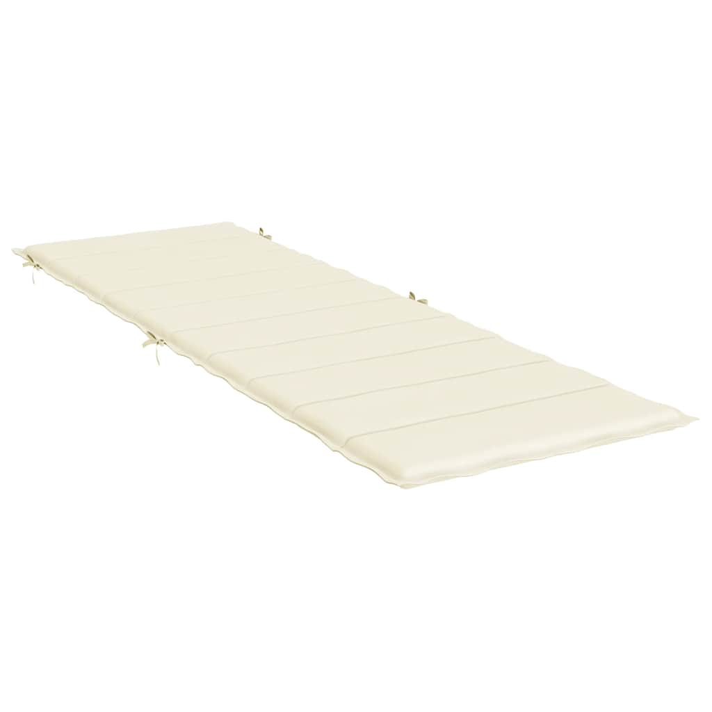 Sonnenliegen-Auflage Grau 186x58x4 cm Oxford-Gewebe