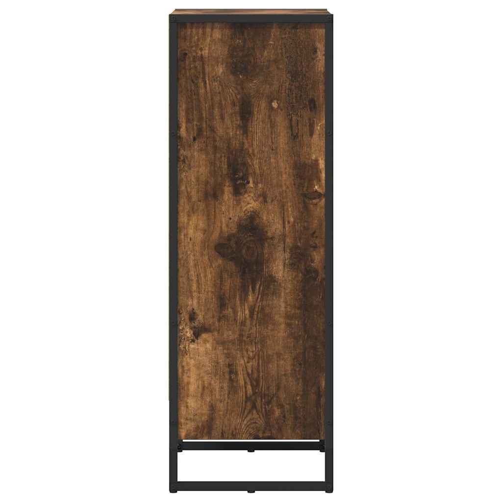 Bücherregal 2 pcs Schwarz Eichen-Optik 60 x 30 x 189,5 cm