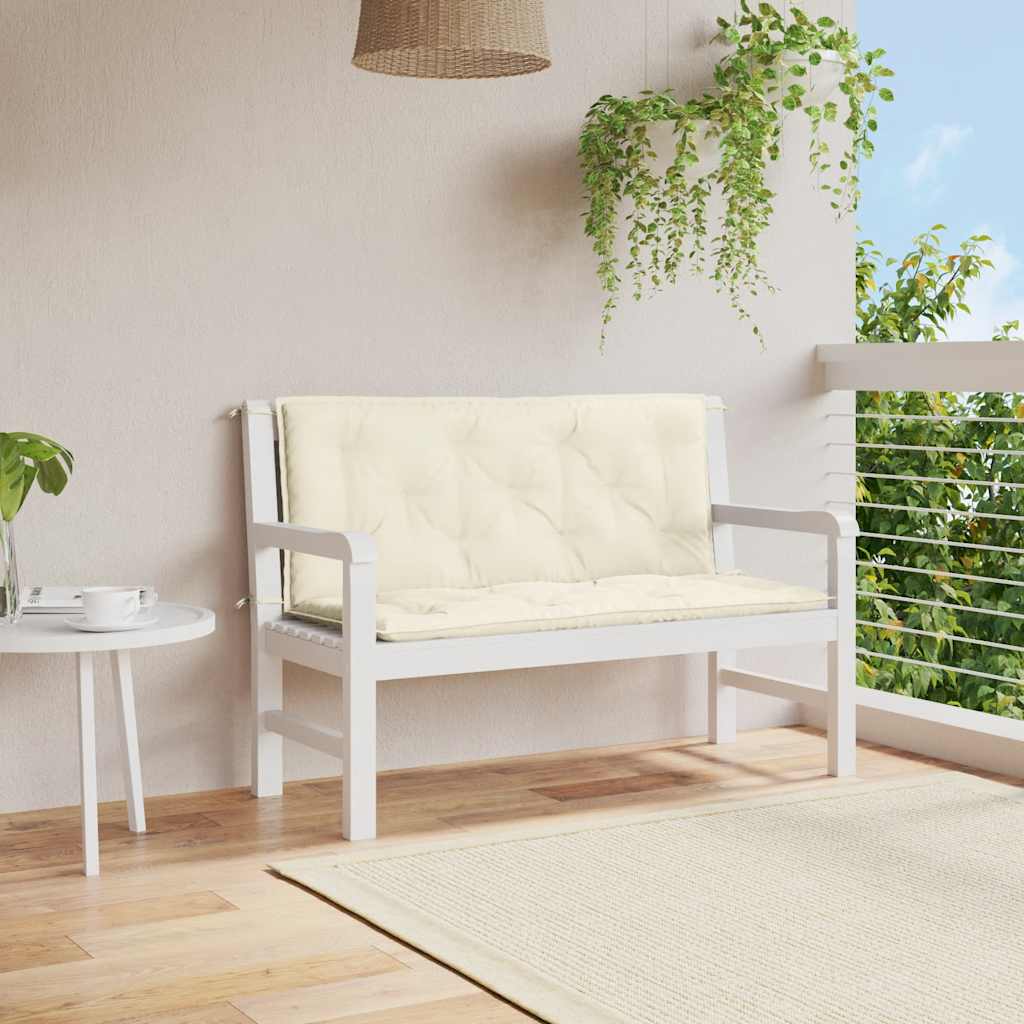 Gartenbank-Auflage Anthrazit 100x(50+50)x7 cm Oxford-Gewebe