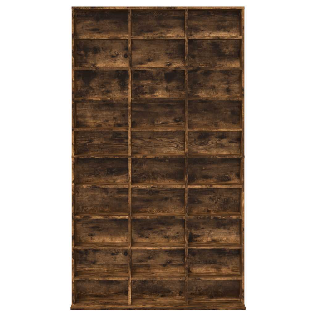 CD Regal Schwarz Eichen-Optik 101 x 23 x 177,5 cm Holzwerkstoff