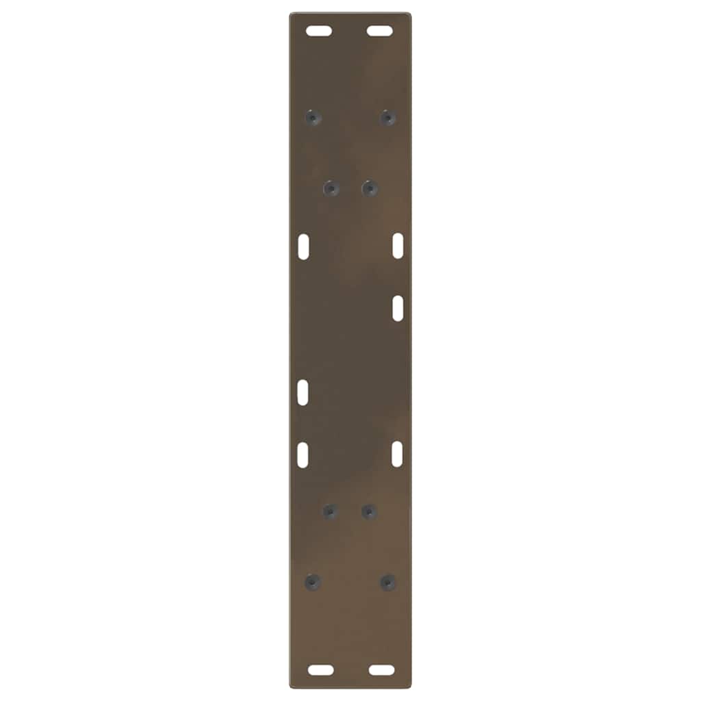 Couchtischbeine V-Form 2 Stück Schwarz 30x(30-31,3) cm Stahl