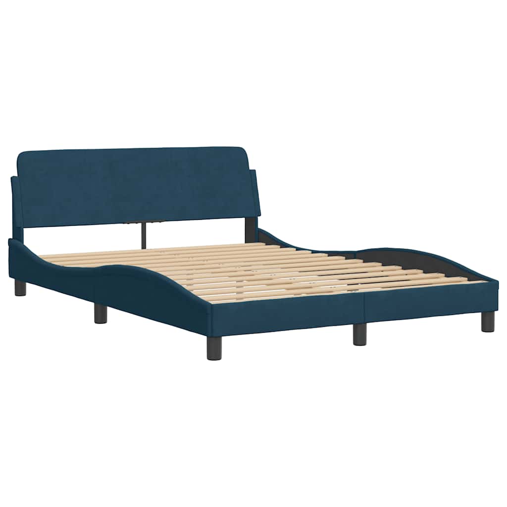 Bett mit Matratze "Dover" Hellgrau 80x200 cm Samt