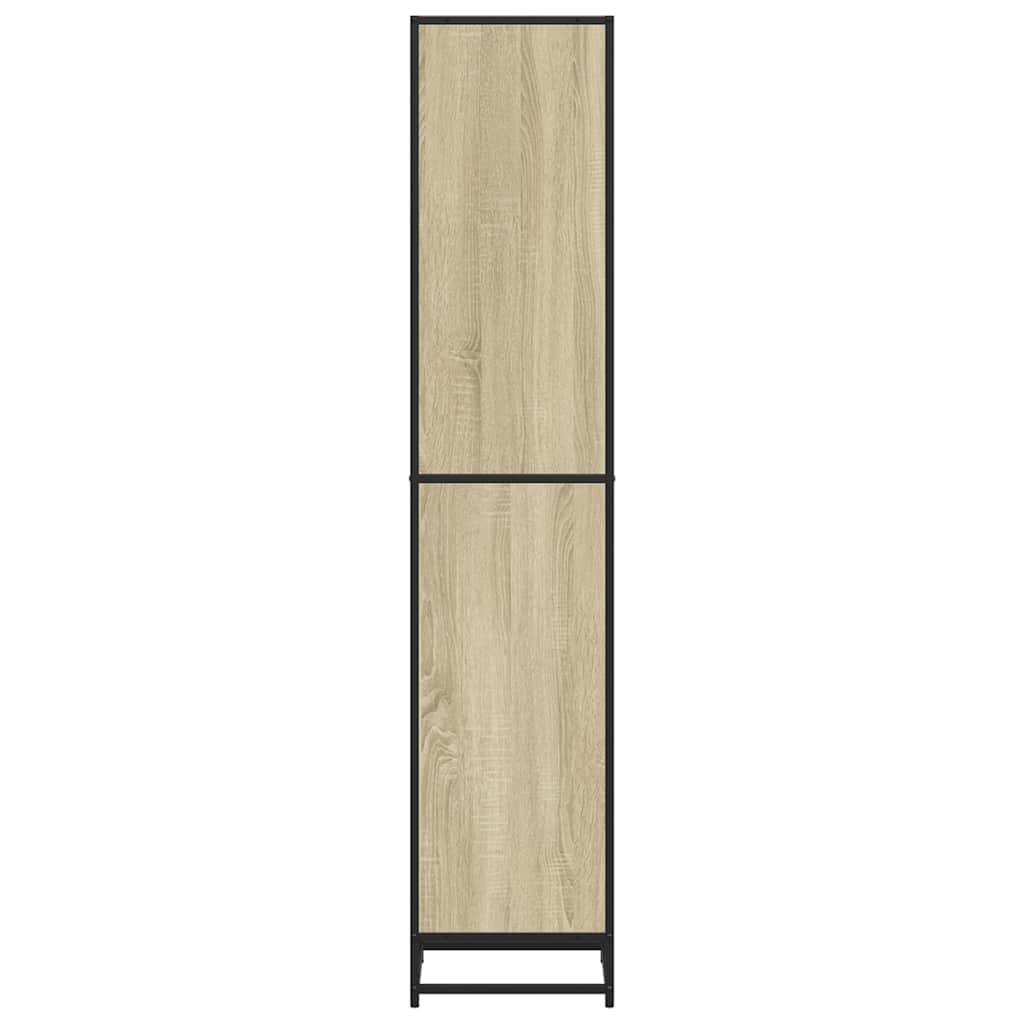 Bücherregal Schwarz 60x35x139 cm Holzwerkstoff