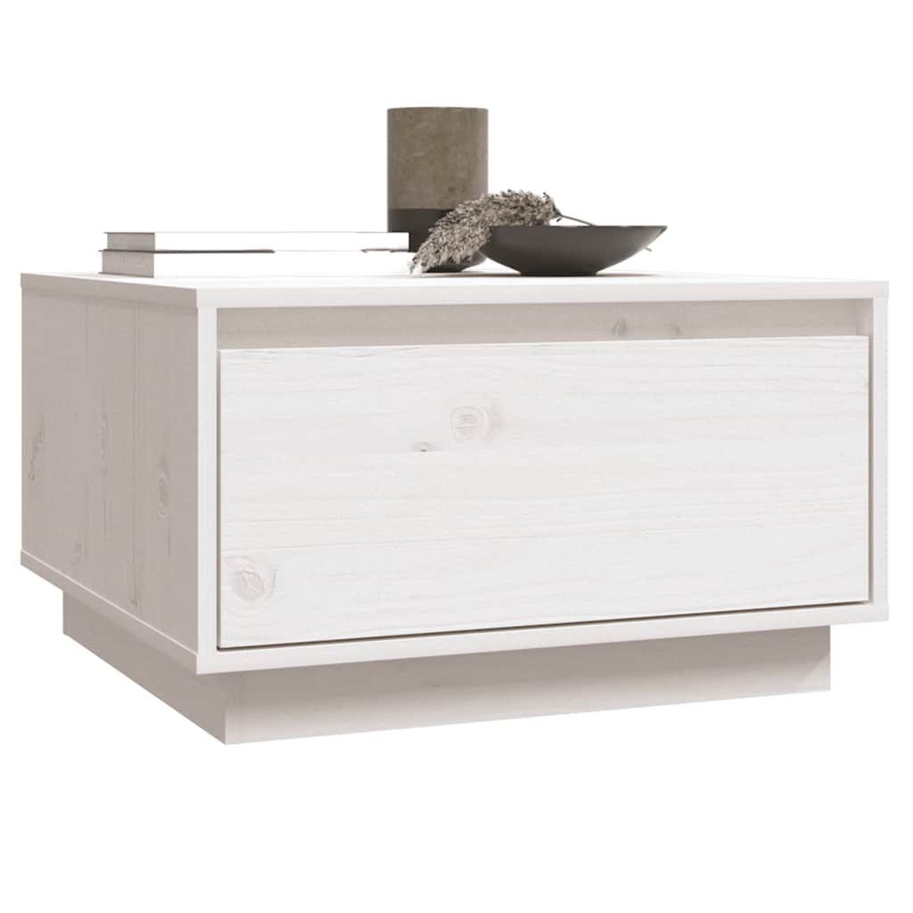 Couchtisch 55x56x32 cm Massivholz Kiefer