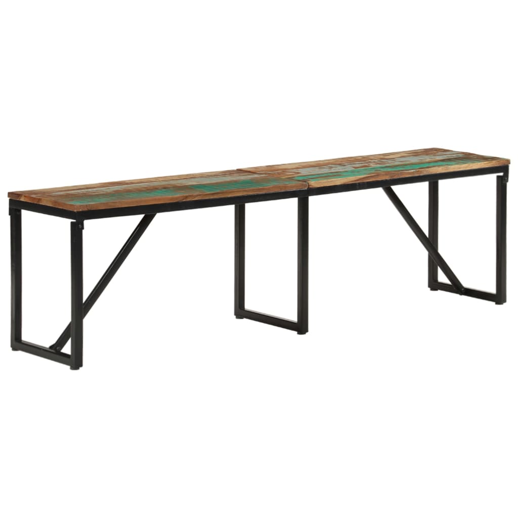 Sitzbank Massivholz 110x35x45 cm