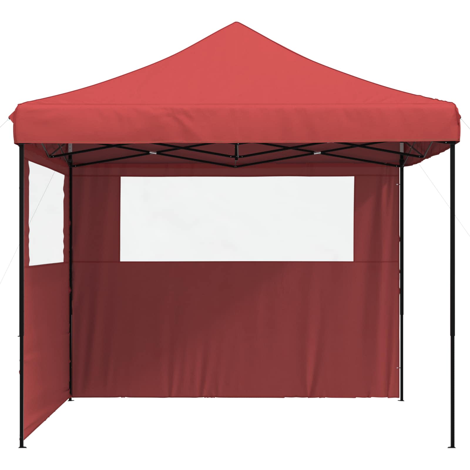 Partyzelt Faltbar Pop-Up Schwarz 292x292x315 cm