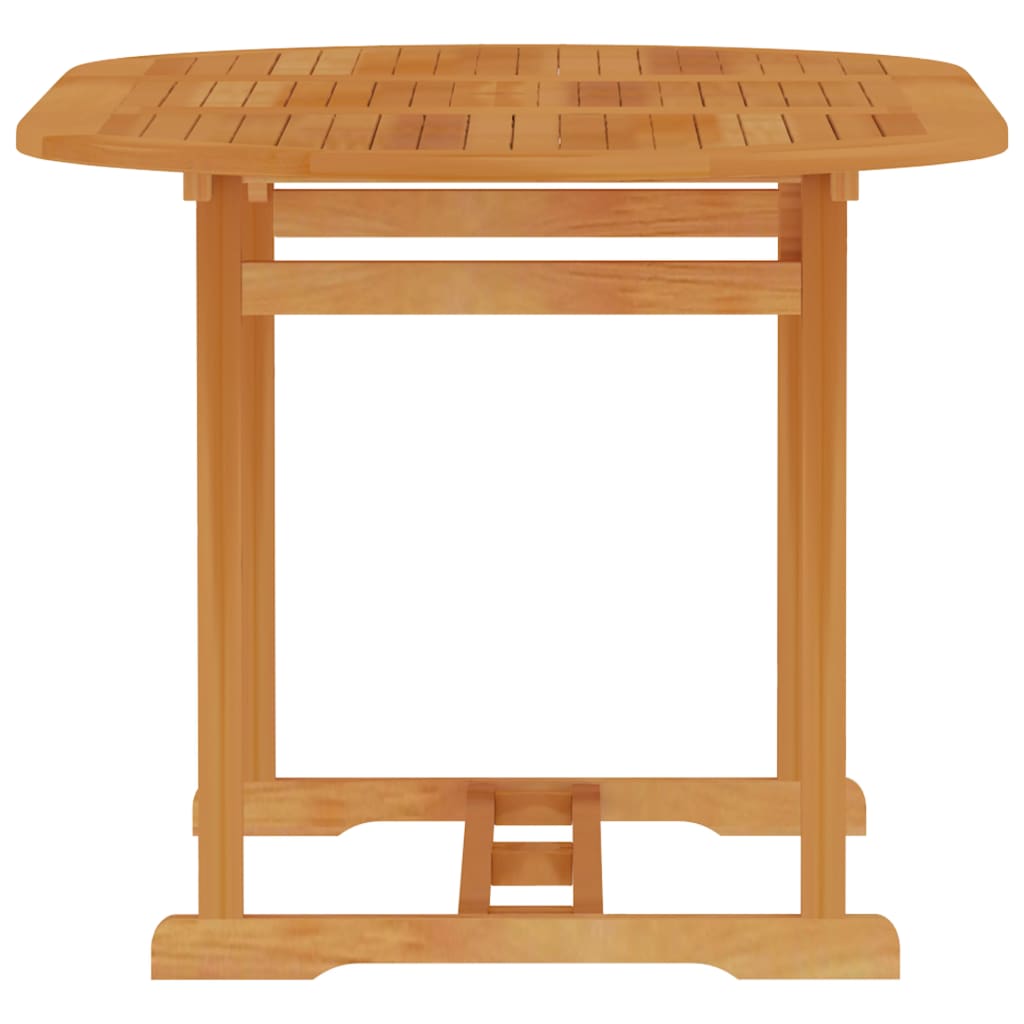 Gartentisch 180x90x75 cm Massivholz Teak