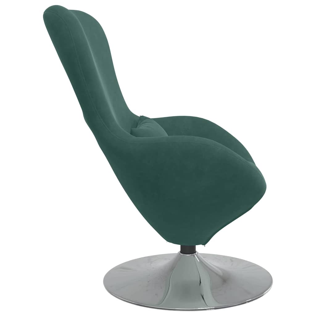 Eiersessel Blau Samt