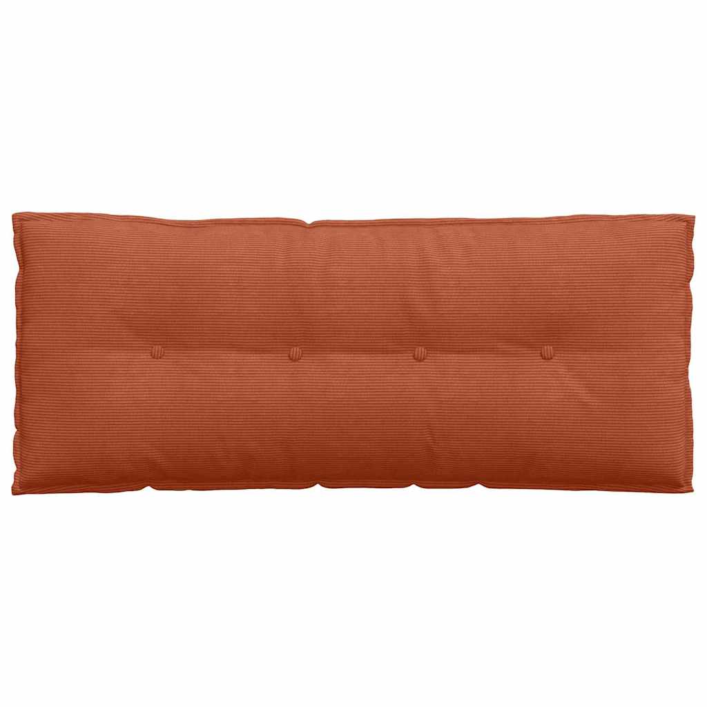 Rückenkissen Hellgrau 50 x 45 cm Cordstoff