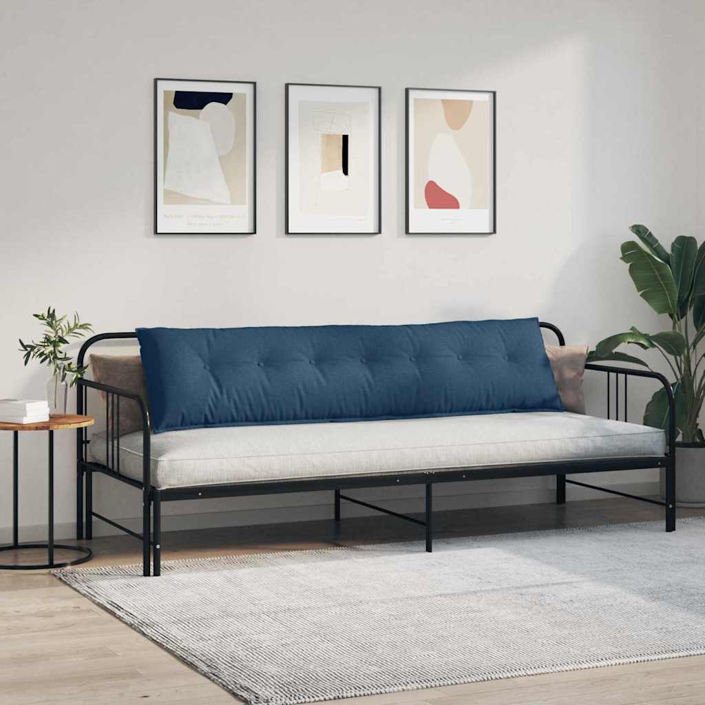 Rückenkissen Hellgrau 50 x 19 x 45 cm Stoff