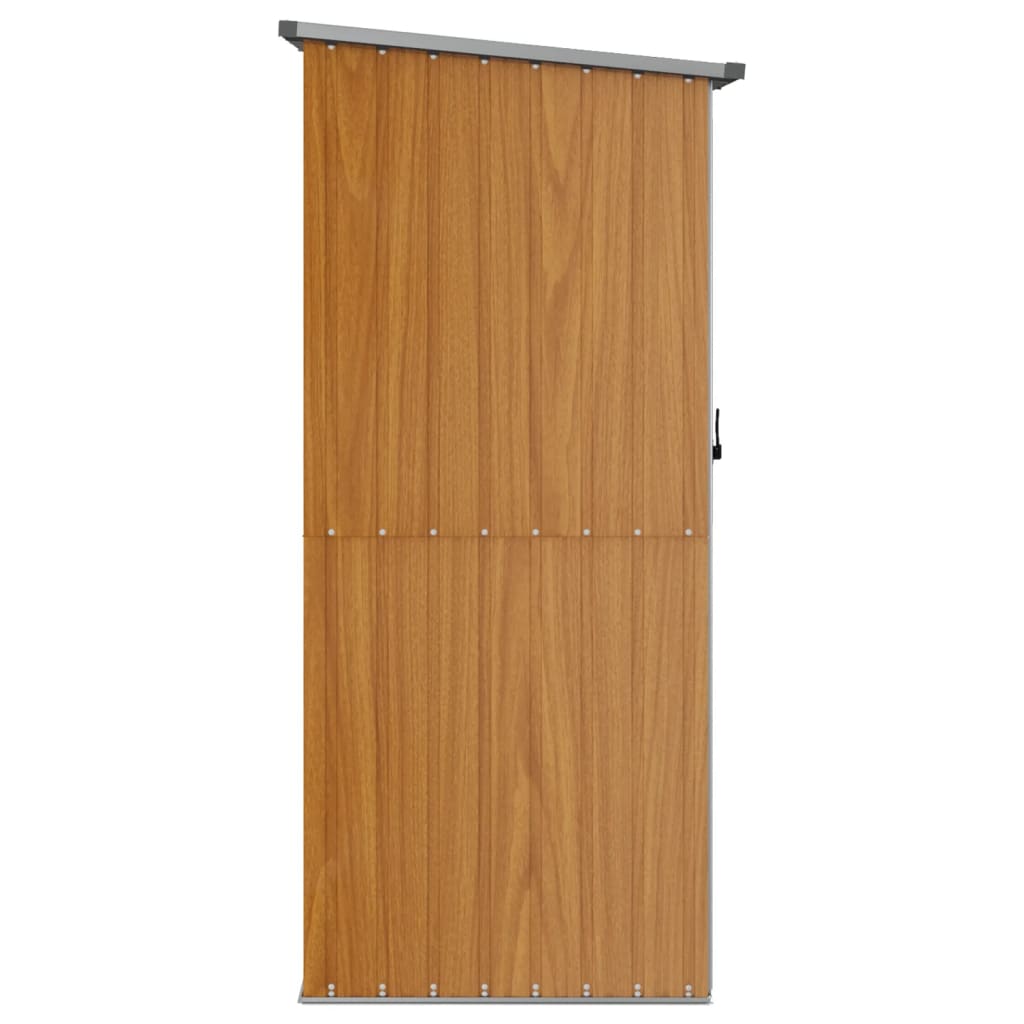 Gartenhaus Grün 118,5x97x209,5 cm Verzinkter Stahl
