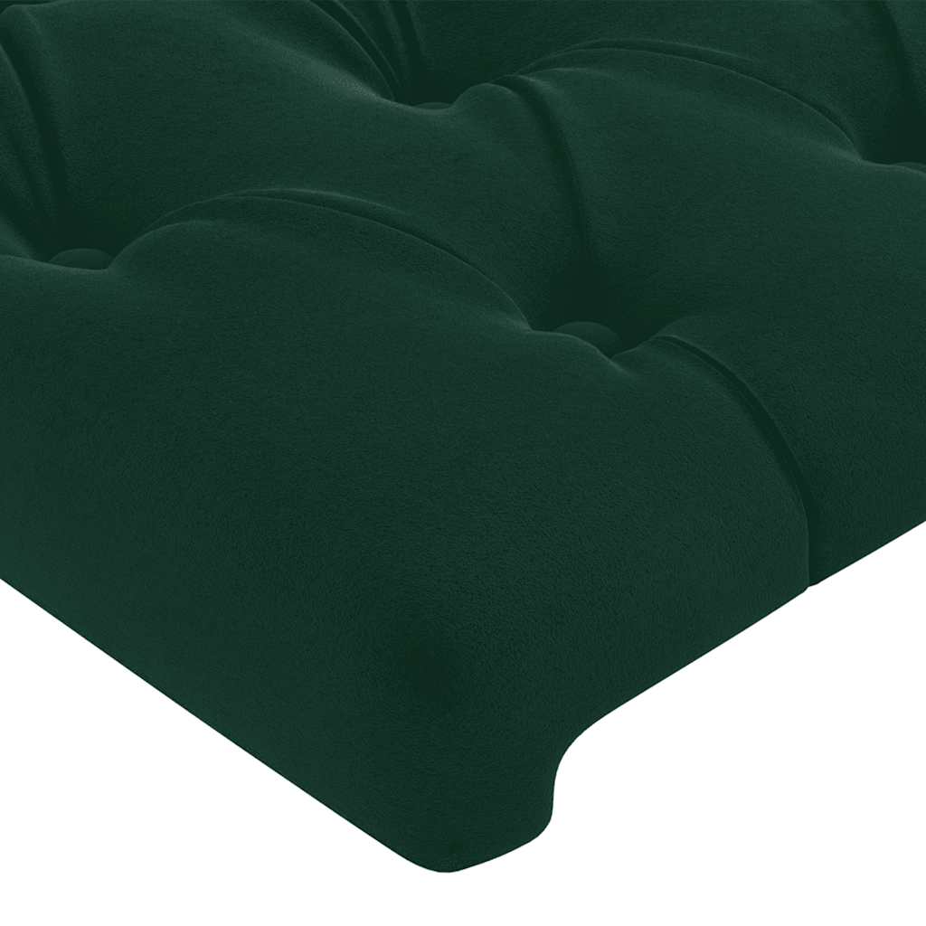 Kopfteil Hellgrau 80x7x118/128 cm Samt