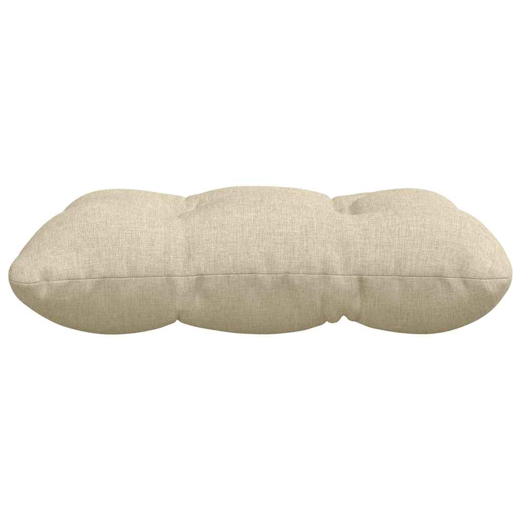 Sitzkissen 4 pcs Hellgrau 40 x 40 x 12 cm Stoff