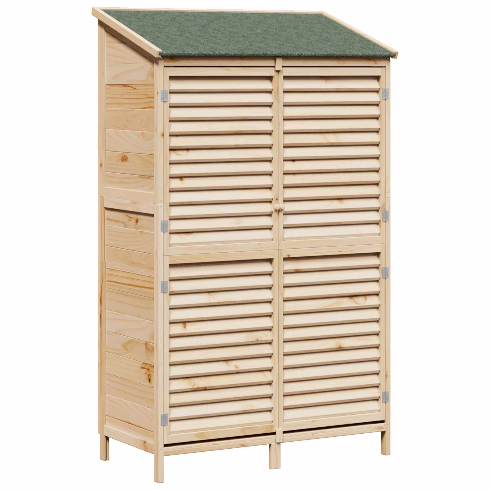Gartenschuppen Natur 59 x 56 x 113,5 cm Massivholz aus Fichte