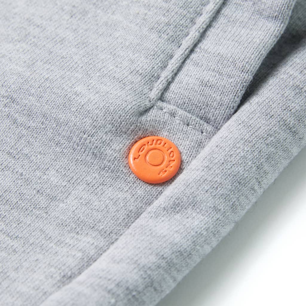 Kindershorts mit Kordelzug Dunkelblau Melange 140
