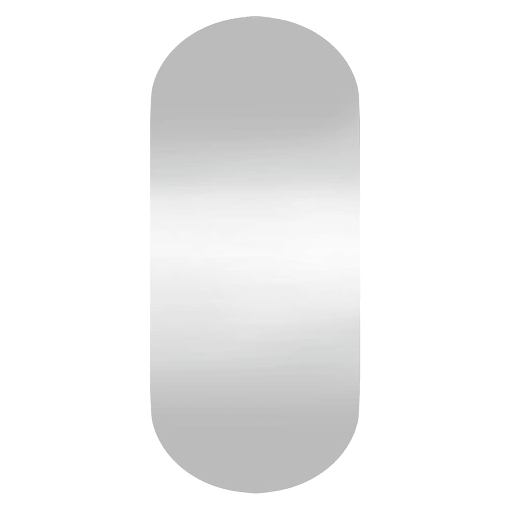 Spiegel mit LED-Leuchten 60x30 cm Glas Oval