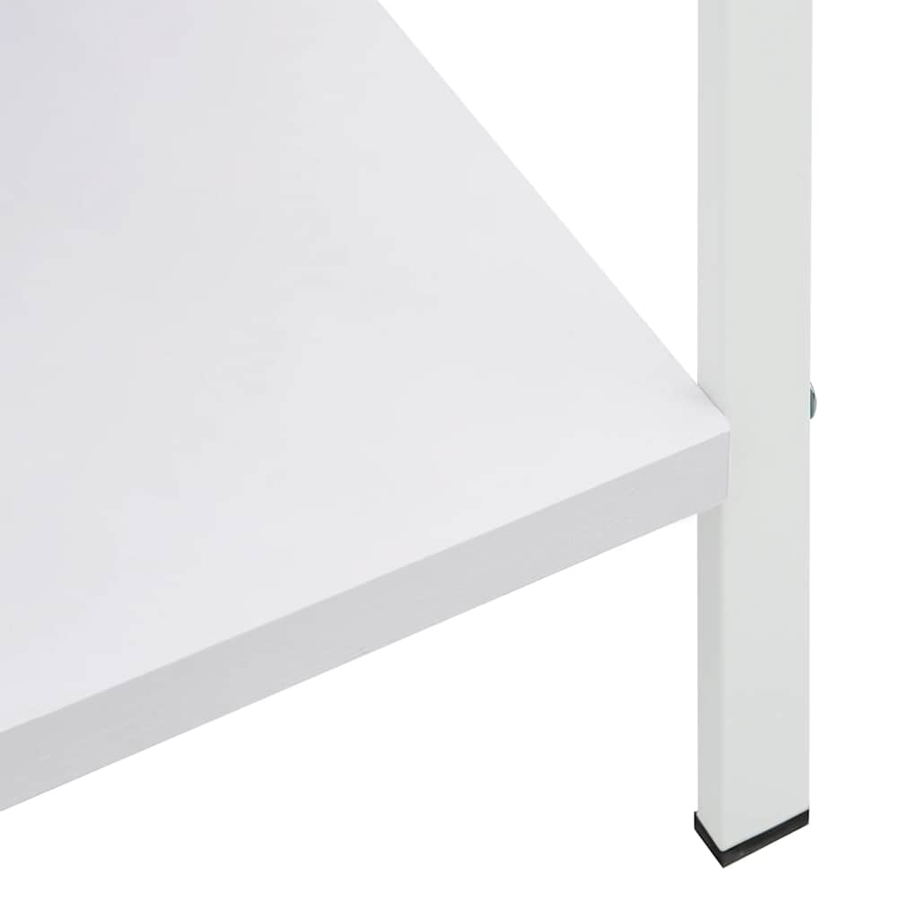Bücherregal 3 Regalböden Schwarz 60×27,6×90,5 cm Holzwerkstoff