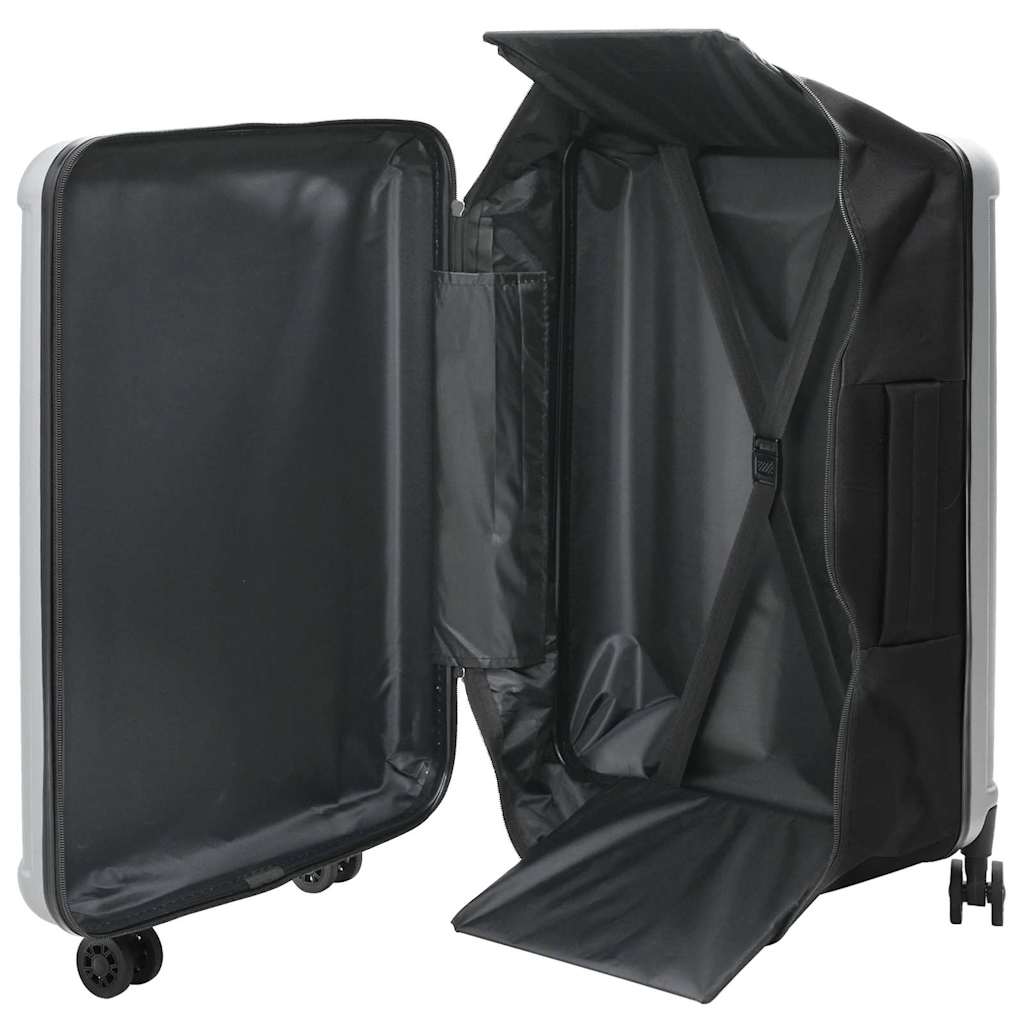 Koffer mit Schloss Schwarz 34 x 23 x 55,5 cm ABS Kunststoff