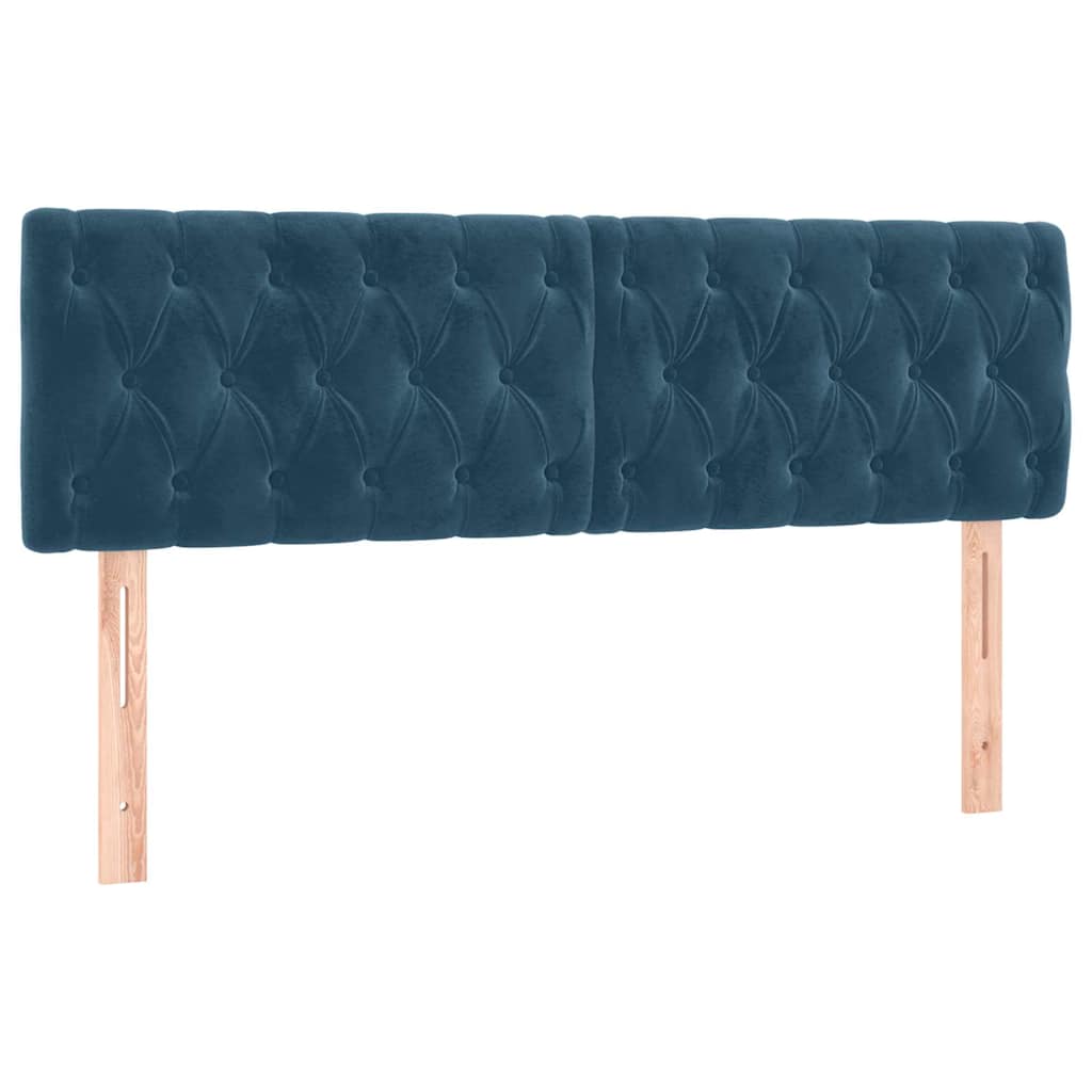 Kopfteil Hellgrau 80x7x118/128 cm Samt