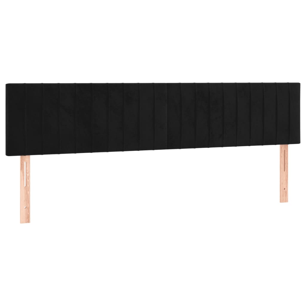 Kopfteil Hellgrau 80x5x118/128 cm Samt