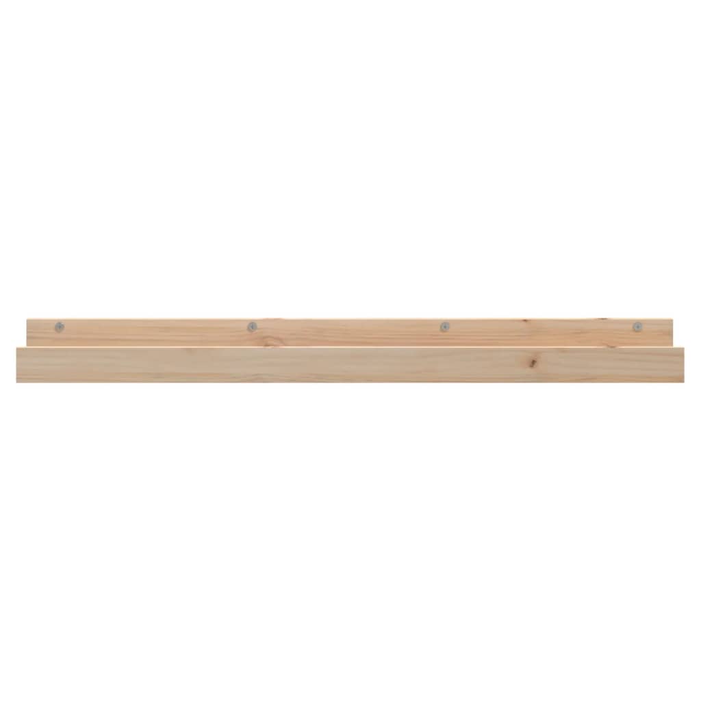 Wandregale 2 Stk. 50x12x9 cm Massivholz Kiefer