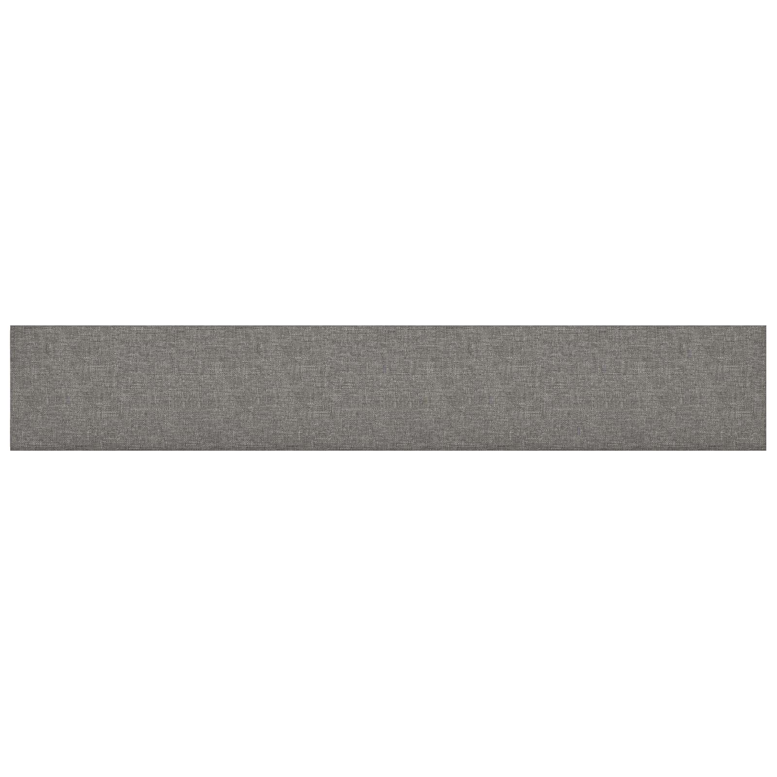 Wandkopfteilen 12 pcs 30 x 15 cm Creme Stoff