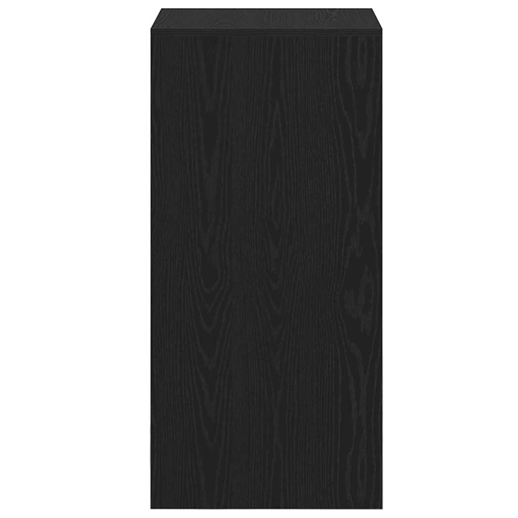 Bartisch Schwarz Eichen-Optik 102 x 50 x 103,5 cm Holzwerkstoff