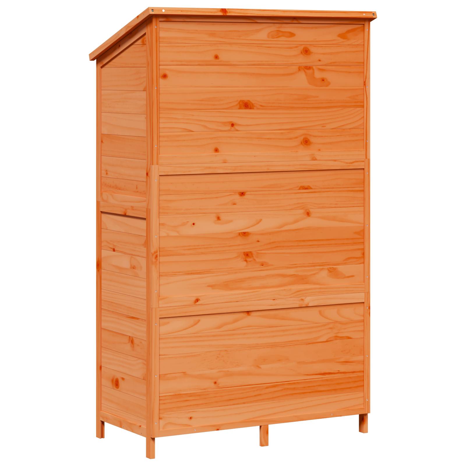 Gartenschuppen Natur 59 x 56 x 113,5 cm Massivholz aus Fichte