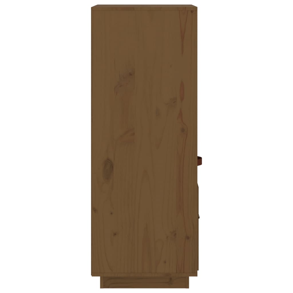 Highboard 34x40x108,5 cm Massivholz Kiefer
