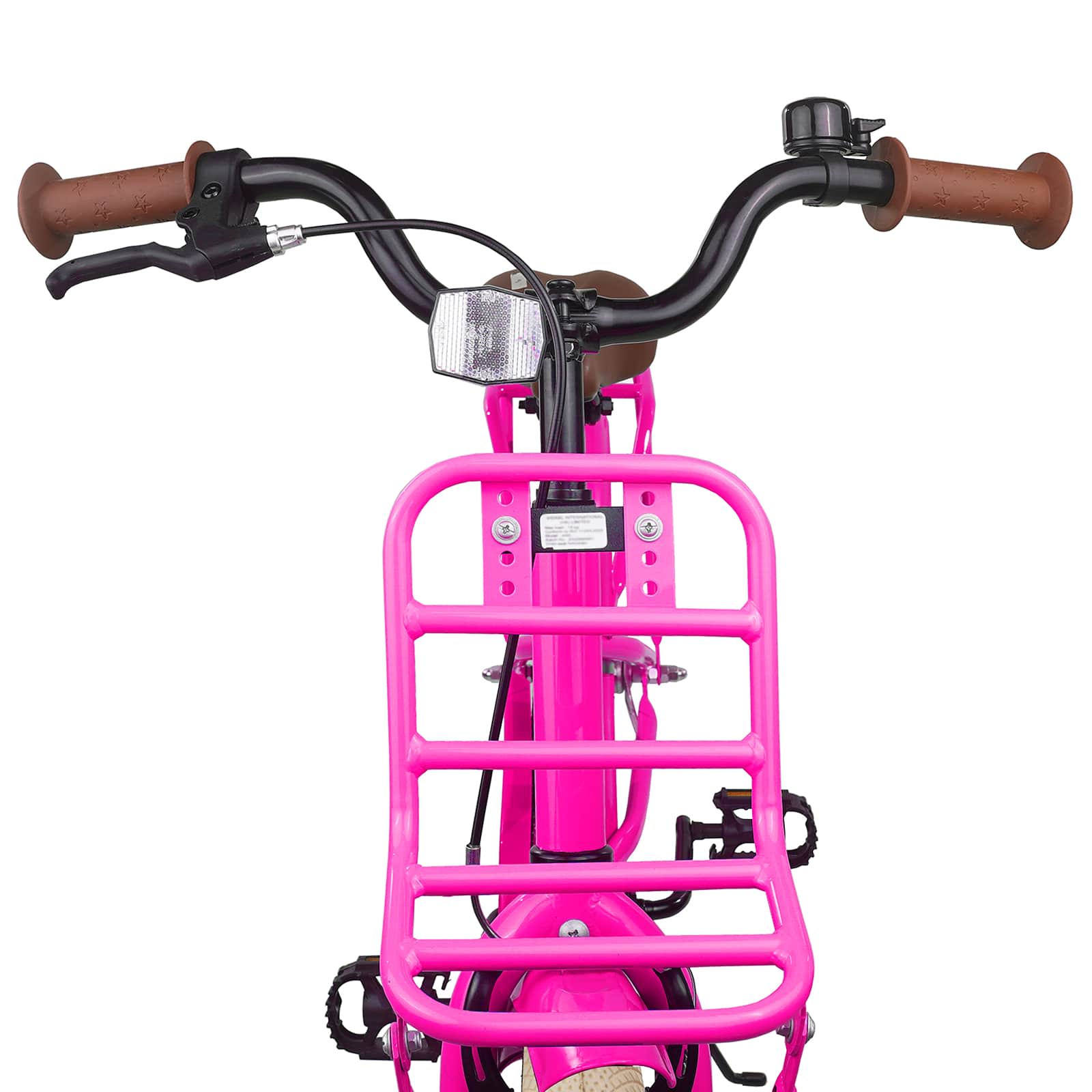 Kinderfahrrad 12 Zoll für 2-4 Jahre alt Hellrosa