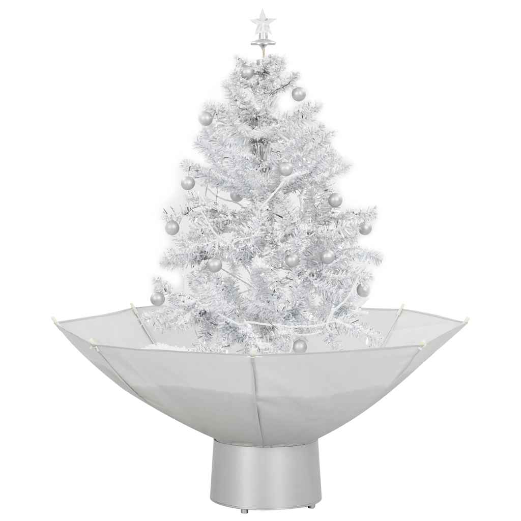 Schneiender Weihnachtsbaum mit Schirmfuß Grün 75 cm