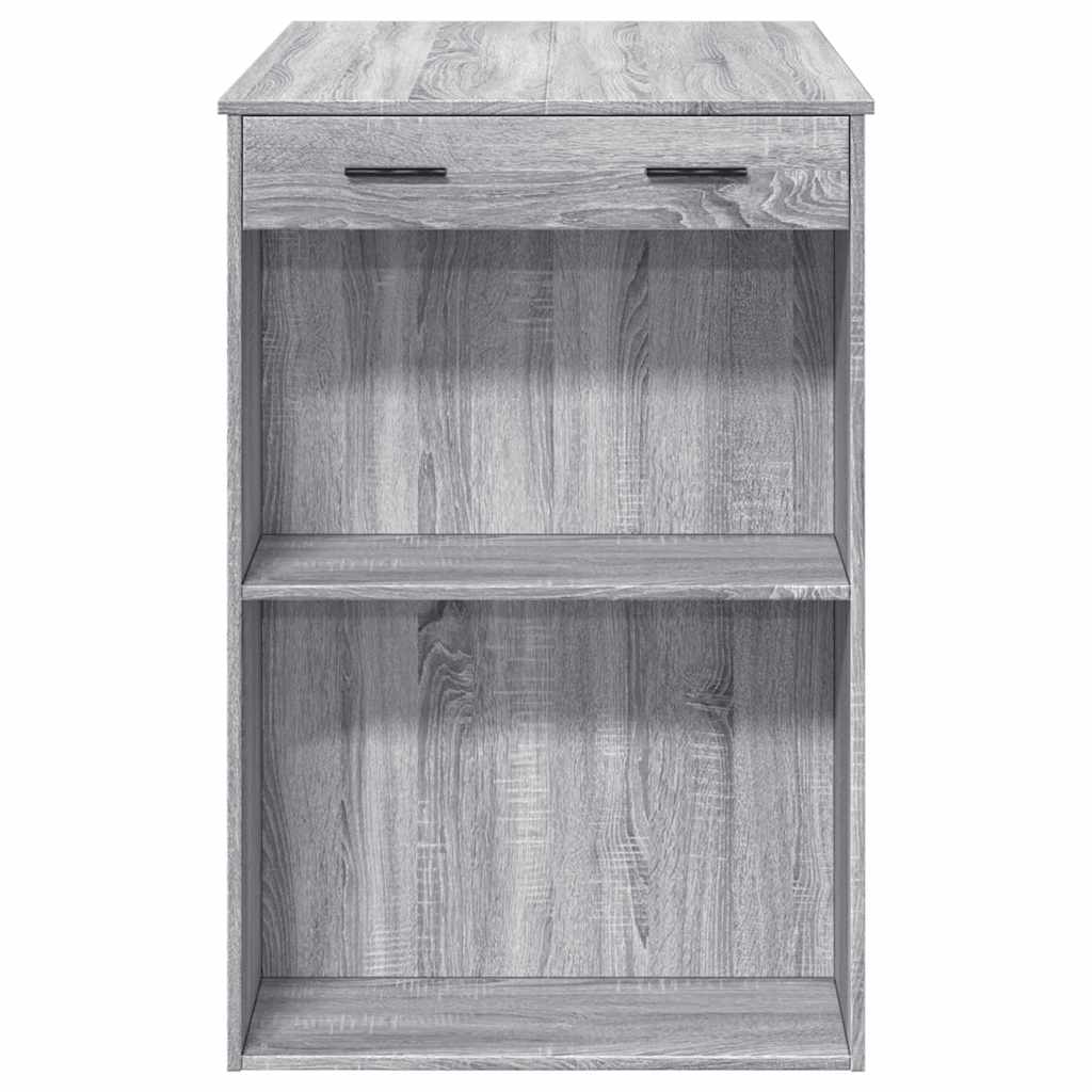 Bartisch Weiß 102x70x103,5 cm Holzwerkstoff