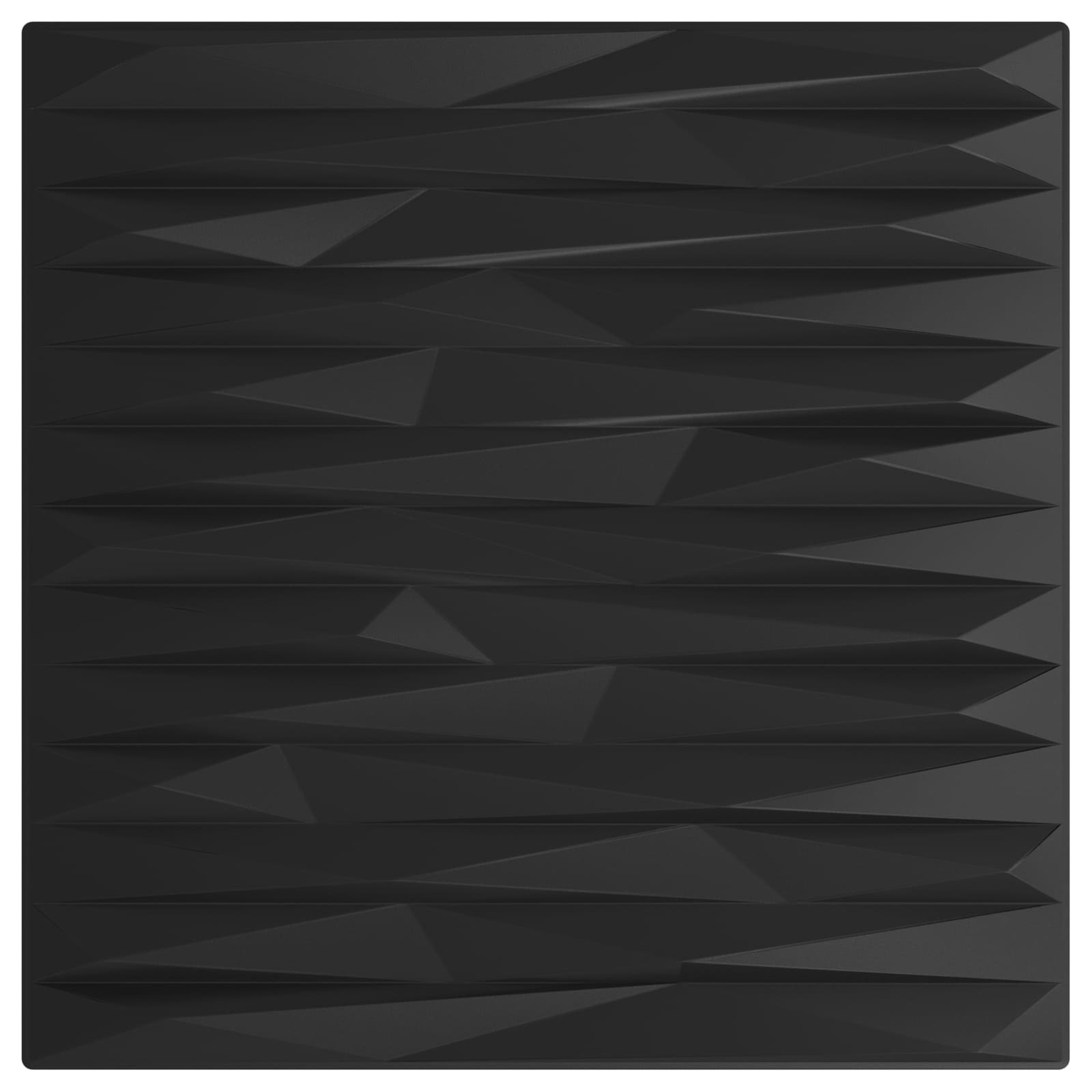 Wandpaneele 12 pcs Diamant Weiß 50 x 50 cm XPS Schaum