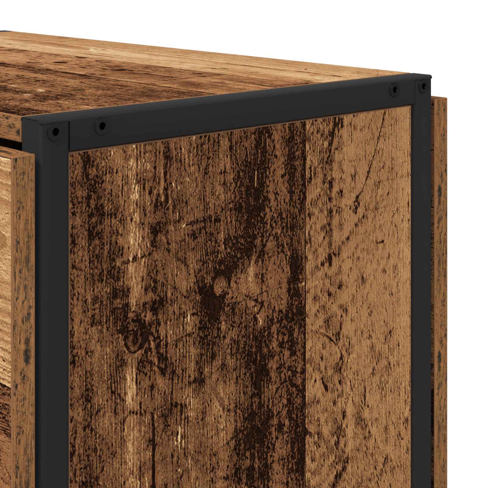 Esstisch 144 x 60 x 75 cm Holzwerkstoff Schwarze Eiche