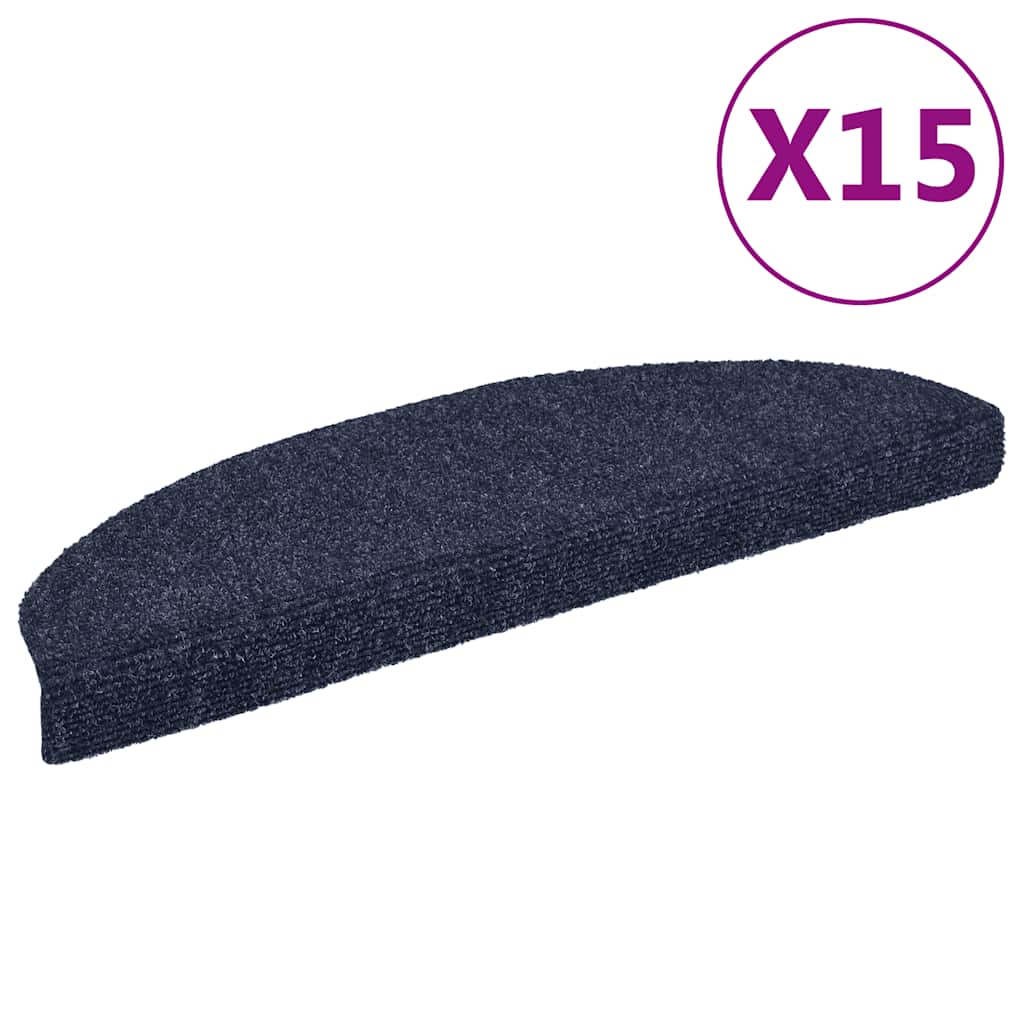 Stufenmatten Selbstklebend 15 Stk. 56x17x3 cm Hellbraun Halbrund