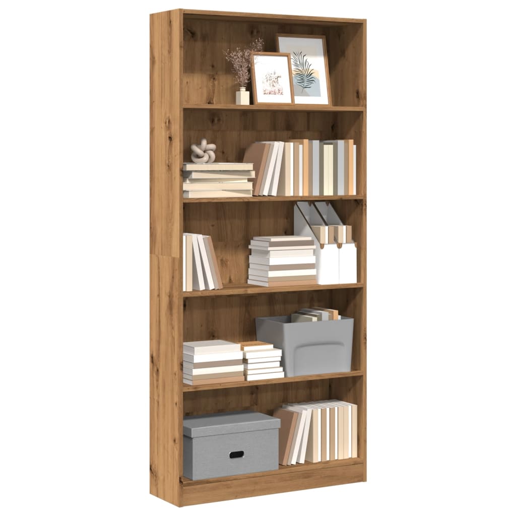 Bücherregal Weiß 40x24x75 cm Holzwerkstoff