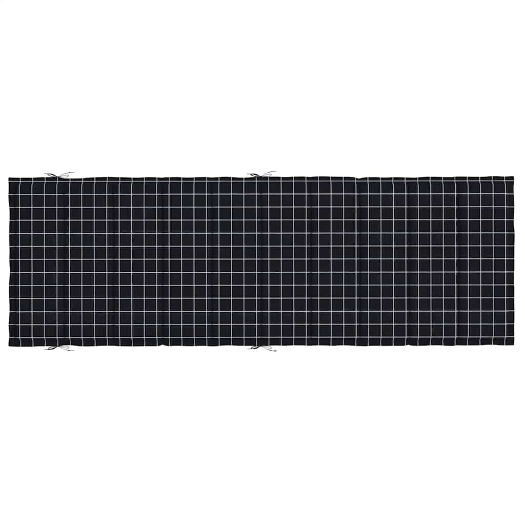 Sonnenliegen-Auflage Grau 186x58x4 cm Oxford-Gewebe