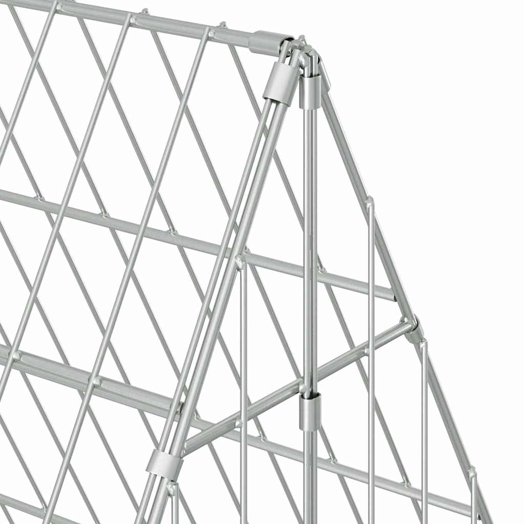 Hasenkäfig Silber 110 x 100 x 85 cm Verzinkter Stahl