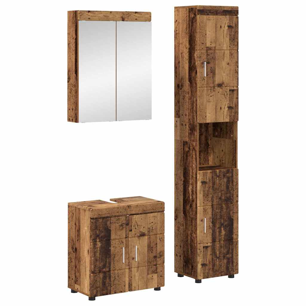 Badezimmermöbel-Set TULUM 2 pcs Weiß 60 x 34 x 63 cm