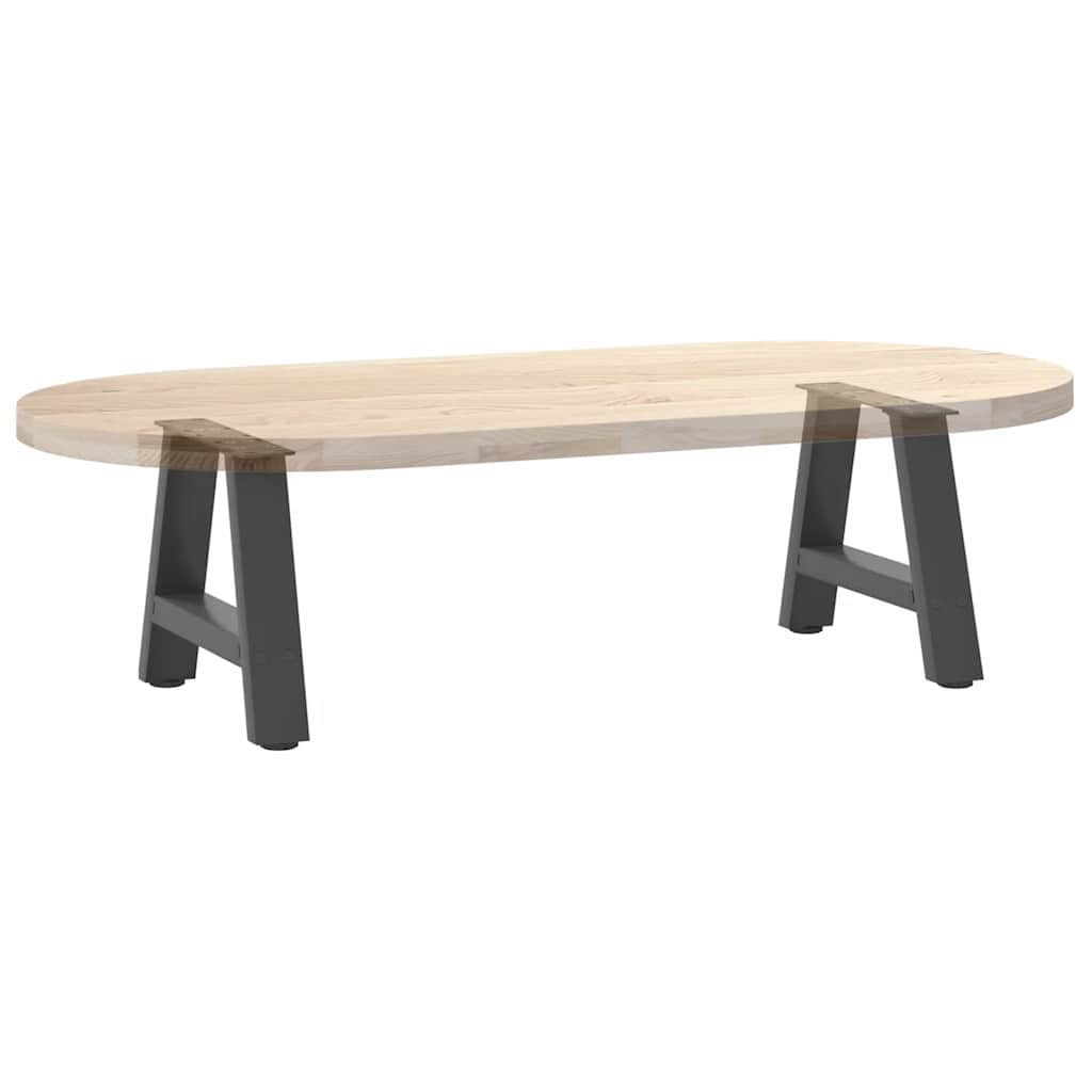 Couchtischbeine A-Form 2 Stk. 30x(30-31) cm Stahl