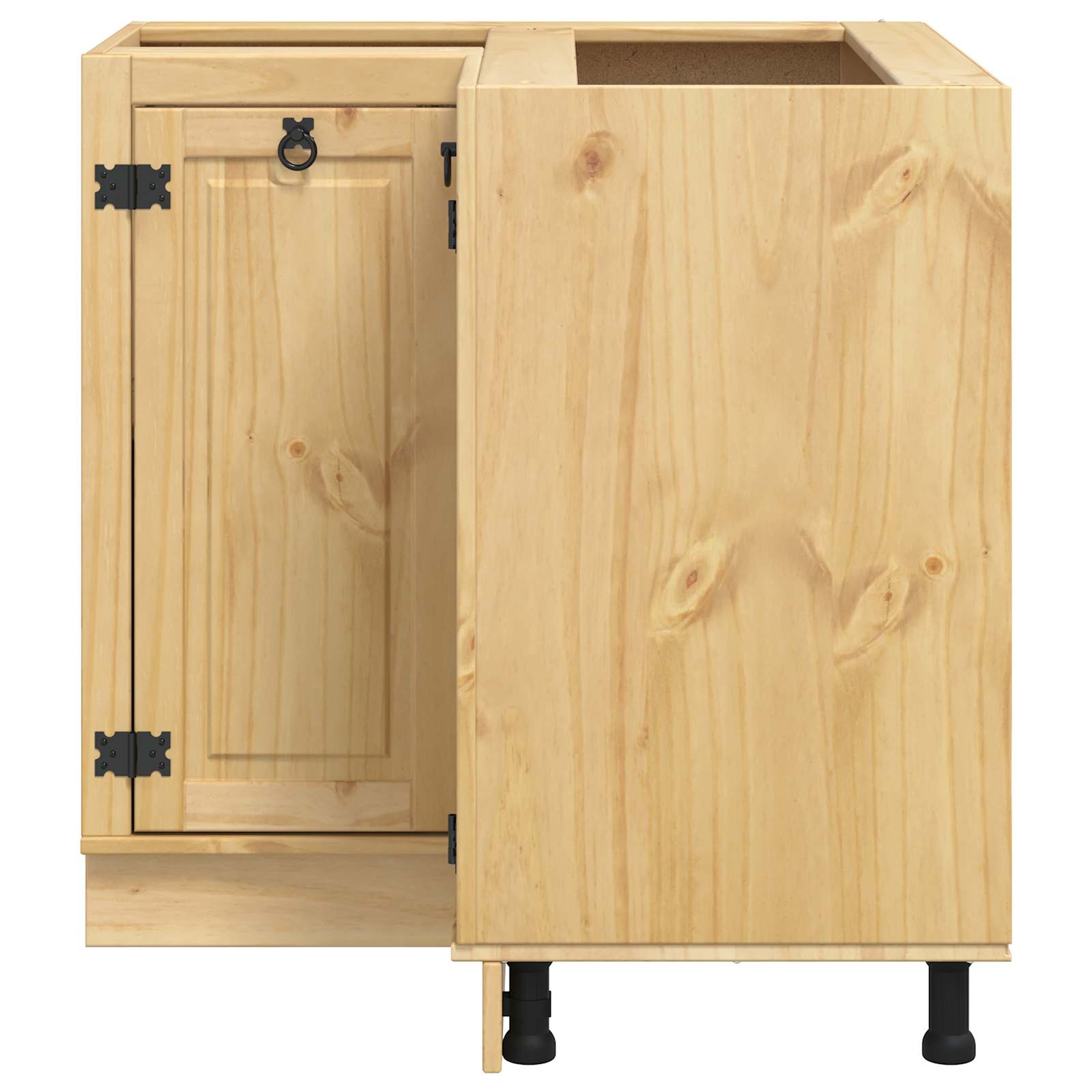 Schrank SKI Honigbraun 60 x 46 x 81,5 cm Massives Kiefernholz