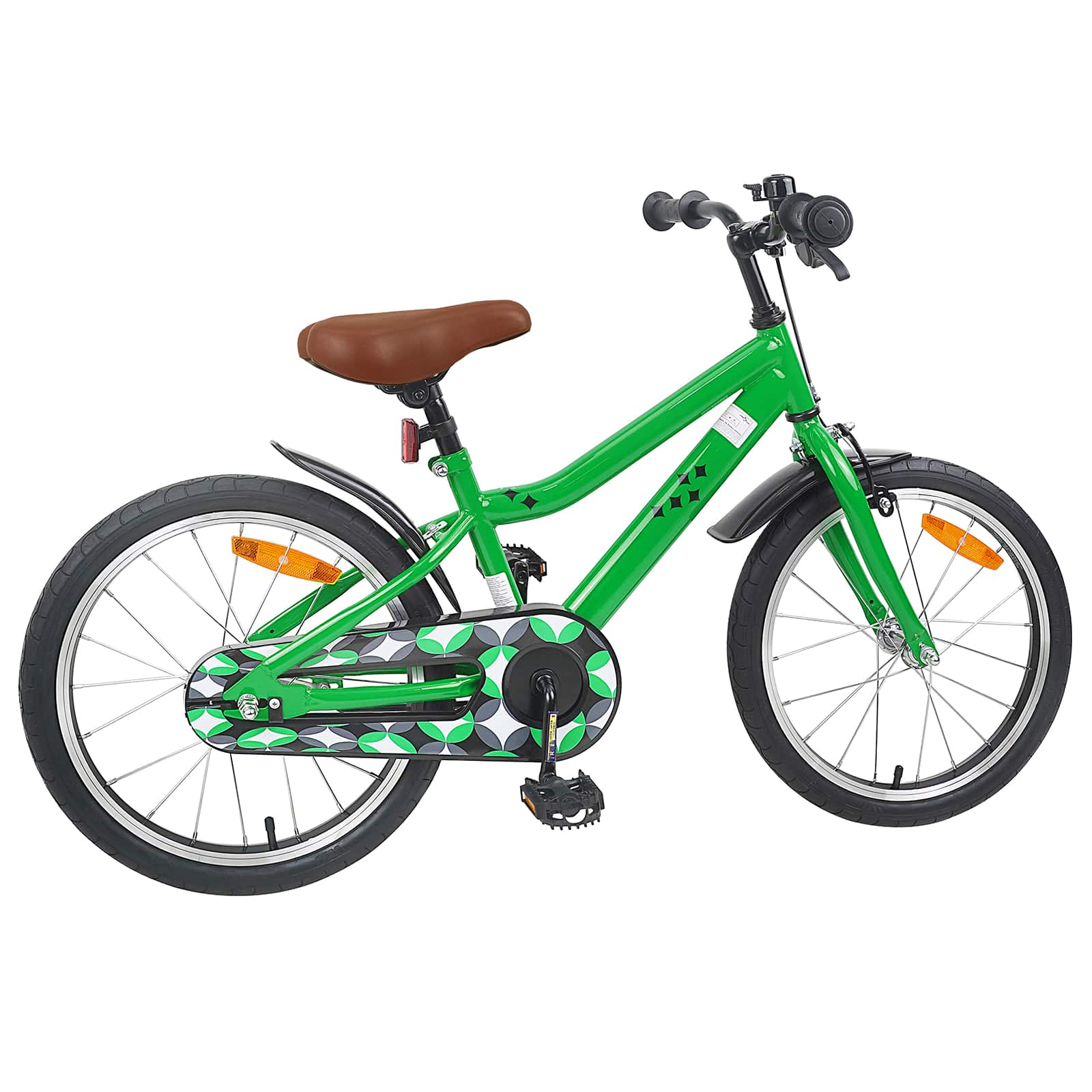 Kinderfahrrad 12 Zoll für 2-4 Jahre alt Schwarz